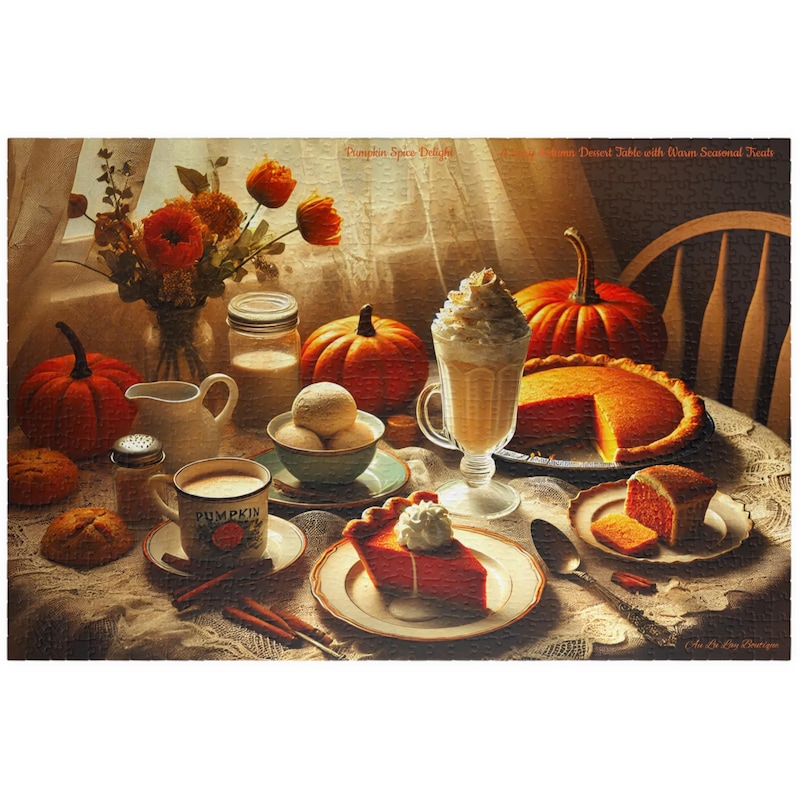 Pumpkin Spice Puzzles Etsy
