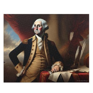 George Washington Portrait Puzzle: Founding Father Jigsaw