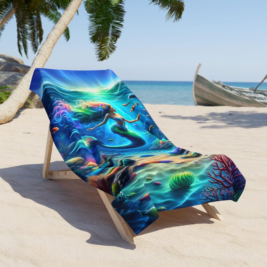 Beach And Bath Towel Mermaid
