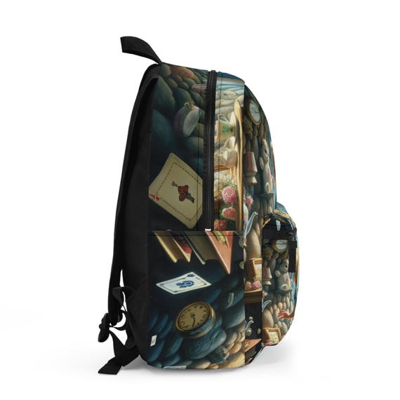 Alice Backpack Fairy Tale Adventure Bag Wonderland Travel Pack Rabbit Hole Journey Backpack Storybook Adventure Etsy