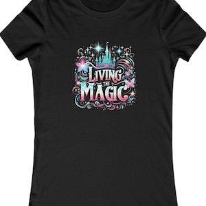 Living the Magic Tee: Enchanted Castle Theme Park Shirt