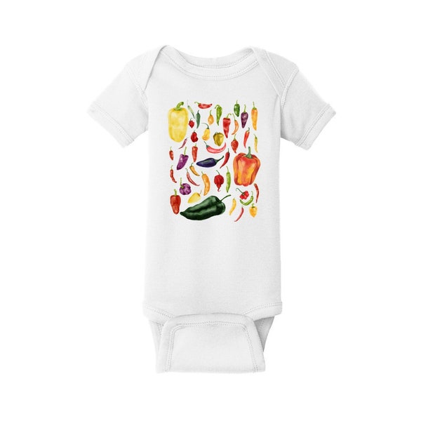 Chili Pepper Gardencore Infant Baby Rib Bodysuit