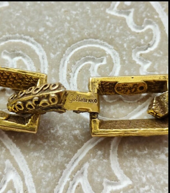 Goldette vintage chain necklace - image 4