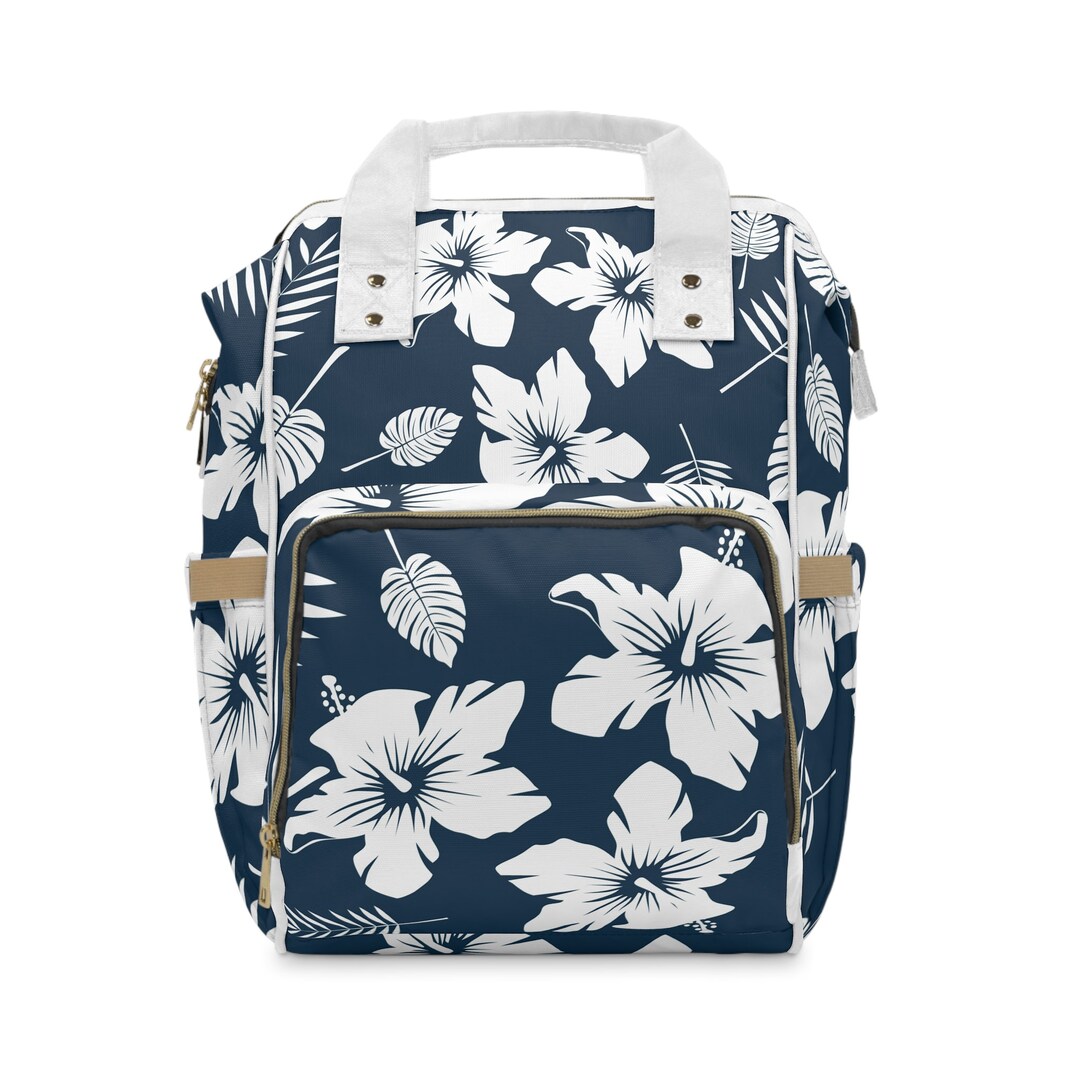 Hawaii Blue Multifunctional Diaper Backpack Etsy