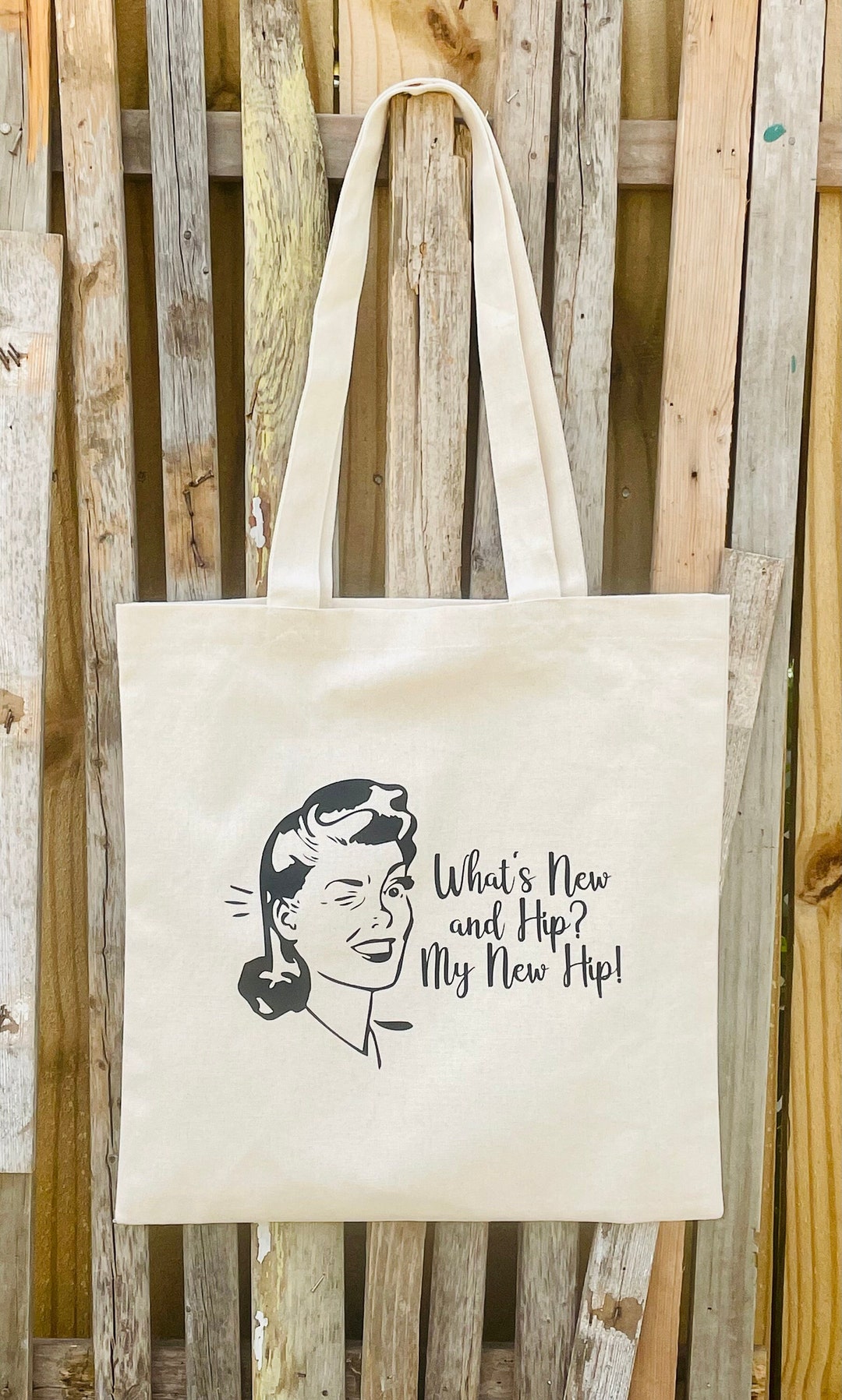 Hip Replacement Tote Bag Hip Replacement Gift Hip Surgery Etsy