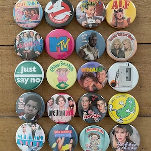 Vintage Button Pins - Etsy