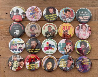 1986 Button Pin or Magnet: 40th Birthday Party Favors