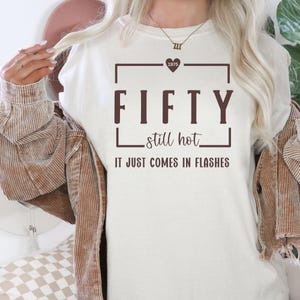 Funny 50th Birthday Tee, Vintage 1975 Shirt, 50th Birthday Shirt, 50th Birthday Gift for Women, Retro 1975 T Shirt, 1975 Birthday Shirt