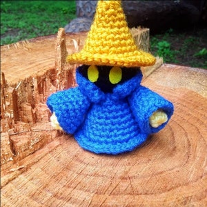 Crochet Final Fantasy Inspirited Vivi Black Mage Video Game Amigurumi Doll