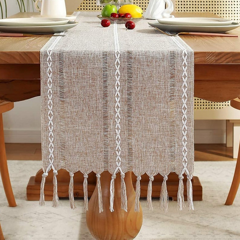 Farmhouse Table Runner Farmhouse Decor Modern Table Runner Etsy