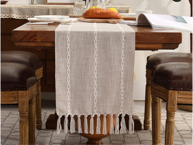 Farmhouse Table Runner Farmhouse Decor Modern Table Runner Etsy