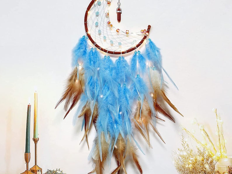Moon Dream Catcher Women's Leather Boots