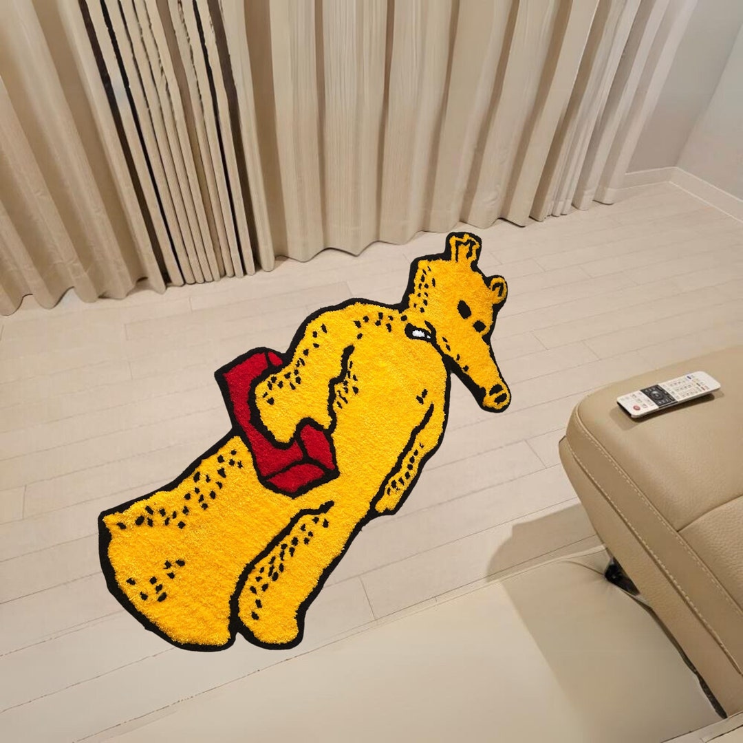 Quasimoto Inspired Rug Hip Hop Rug Small Fun Rug Accent Rug Cartoon Rug