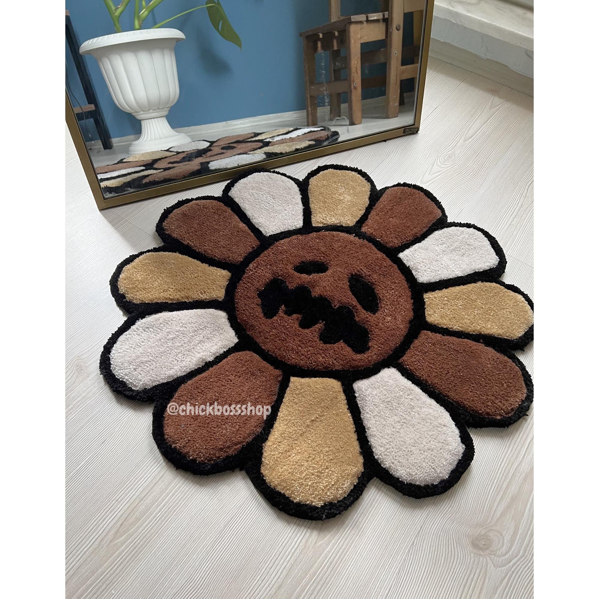 Travis Scott Tufted Rug - Takashi Murakami Custom Rug - Etsy