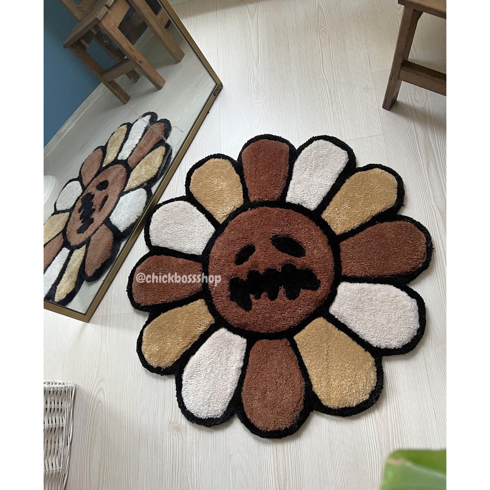 Murakami flower rug - Etsy 日本