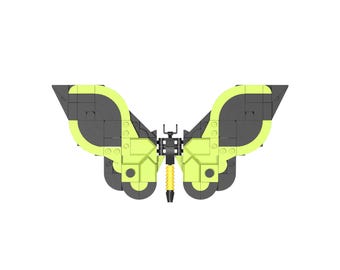 Lego® MOC  Ornithoptera priamus euphorion-Instructions