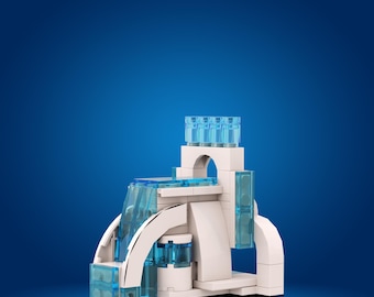 Lego moc &quot;The Cold Museum&quot; Futuristic Building