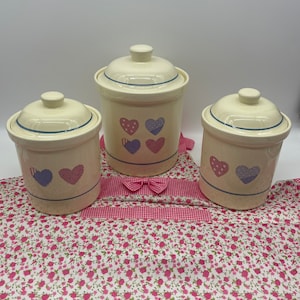 Vintage Treasure Craft Auntie Em Collection Canister Set