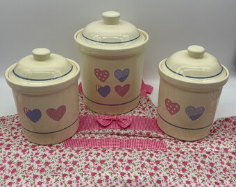 Vintage Treasure Craft Auntie Em Collection Canister Set