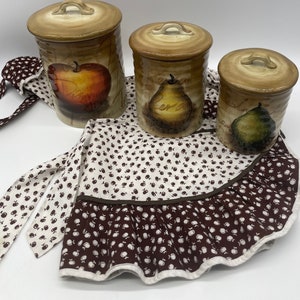 Vintage Hand Painted Fruition Tabletops Unlimited Canister Set
