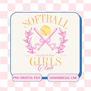 Softball Club png Coquette Softball png Sports png design Aesthetic png Social Club Sideline Social Club Game day png Baseball Season