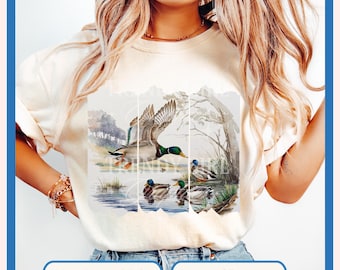 Vintage Duck PNG,Mallard duck png,Hunting png,Hunting Season png,Duck png,Mallard Duck Clipart,Duck Sublimation,Flying Ducks Hunting