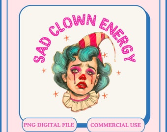 Funny Clown png,Clown png,Retro Png,Aesthetic png,Clown Shirt Design,Graphic Tshirt Design,Sarcastic png,Preppy png