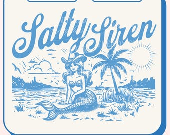 Summer png,Salty,Mermaid png,Trendy Summer Png,Beach png,Beach vibes png,Aesthetic Summer,Trendy Summer Png,Funny Sarcastic png
