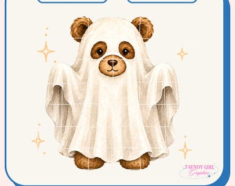 Fall png,Fall Teddy Bear Png,Teddy Ghost png, Tshirt Design,Pumpkin Spice Season Png, Autumn png,Pumpkin Season Png ( Digital Download)