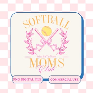 Softball Moms Club png Coquette Softball png Sports png design Aesthetic png Social Club Sideline Social Club Game day png Baseball Season