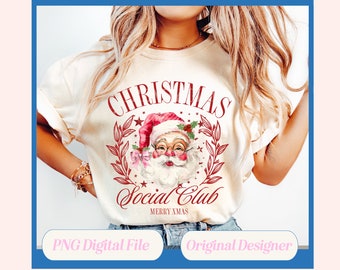 Vintage Santa,Coquette,Christmas png,Christmas designs,Christmas sublimation,Trending png,Retro Holidays png,Pink Christmas,Girly Christmas