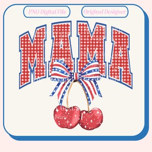Mama Cherry Svg Png - Etsy