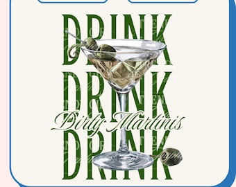 Dirty Martini Social Club Png Cocktail png Social Club Png Cocktail PNG Bachelorette Design Trendy Shirt Design Bride png Summer png