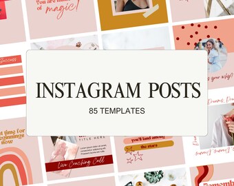 Modelli per post di Instagram / Modelli Canva per social media / Post creativi per Instagram / Modelli Canva - Phoebe