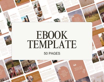 eBook Template for Business Coaches, Edit in Canva, Workbook Templates, Business ebook templates - Elena