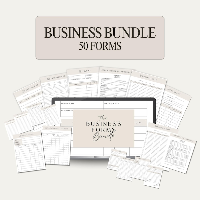 Business Forms Bundle, Canva Template for Business, Client Onboarding ...