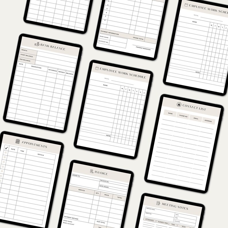 Business Forms Bundle, Canva Template for Business, Client Onboarding ...