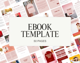eBook Template | Editable Canva Workbook | Edit in Canva ebook | Workbook Template