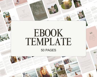 eBook Template for Business Coaches | Edit in Canva | Workbook Template | Business Template |  - Olivia