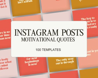 Instagram Quote Post Templates | Editable Canva Social Media Templates | Inspirational Quotes for Instagram - Phoebe