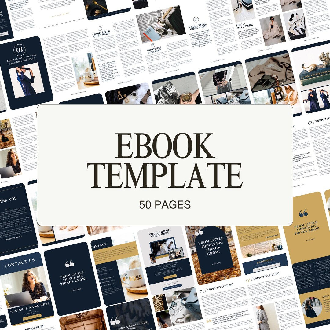 Ebook Template for Business Coaches | Canva Workbook Design | Edit in ...