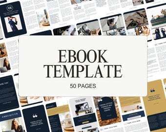 eBook Template for Business Coaches | Canva Workbook Design | Edit in Canva ebook | Business Guide Template for Entrepreneurs