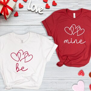 Couple Matching Valentines Shirts | Be Mine Valentine&#39;s Day Shirt | Valentines Matching Couple | Valentine Gift | Couple Valentine&#39;s Day