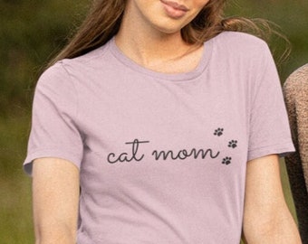 Cat Mom Tee | Mom of Cats | Kitten Gift | Cat Owner Shirt | Cat Mom Gift | Cat Mom Top | Gift For Her | Cat Mom T-Shirt