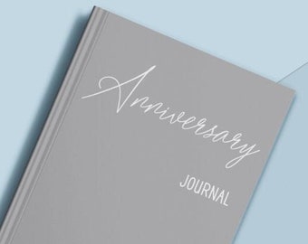 Custom Anniversary Journal | Wedding Gift | Gift For Bride and Groom | Engagement Gift | His Journal | Her Journal | Personalize Anniversary