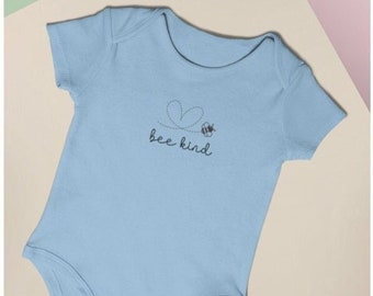 Bee Kind Baby Bodysuit | Be Kind Baby Outfit | Baby Shower Gift | Infant Jersey Bodysuit | Cotton Baby Bodysuit | Birthday Gift