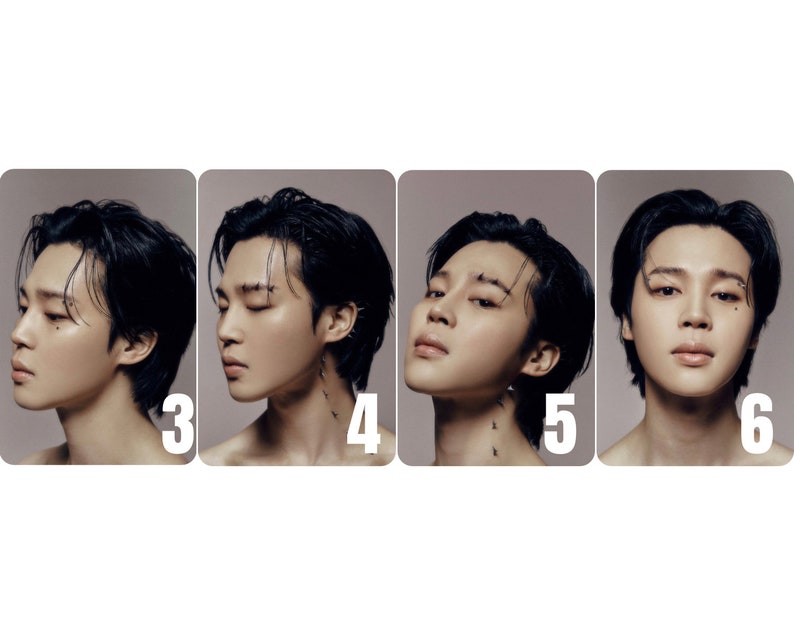 BTS Jimin Face Concept Hardware Version Fanmade Photocards Etsy Canada