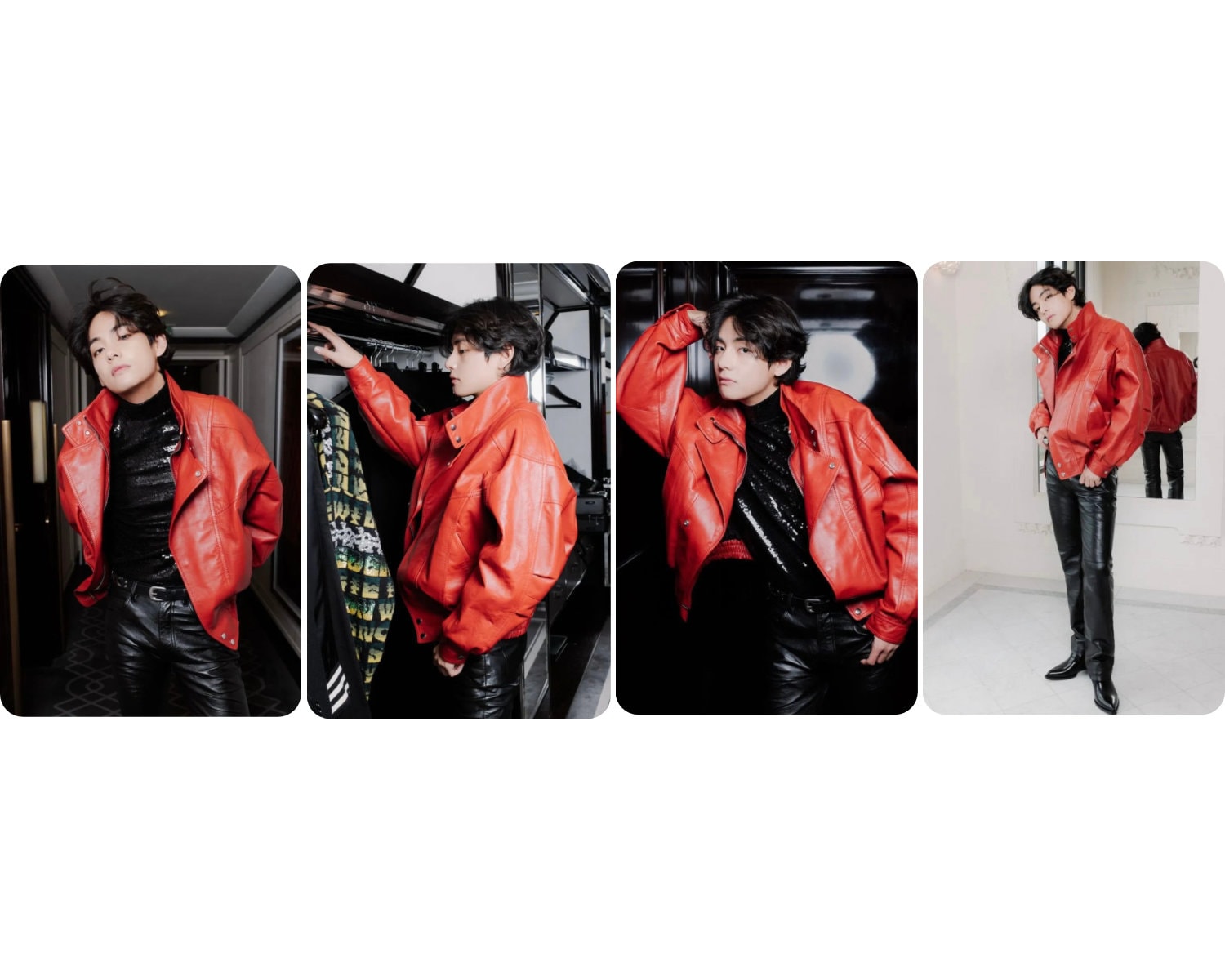 BTS V Kim Taehyung Celine Fashion Show Paris Fan-Made Photocards