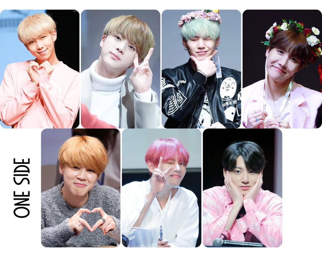 BTS Doublesided Fan Meetings/yet to Come Unofficial Fanmade Photocards not Restocking Etsy