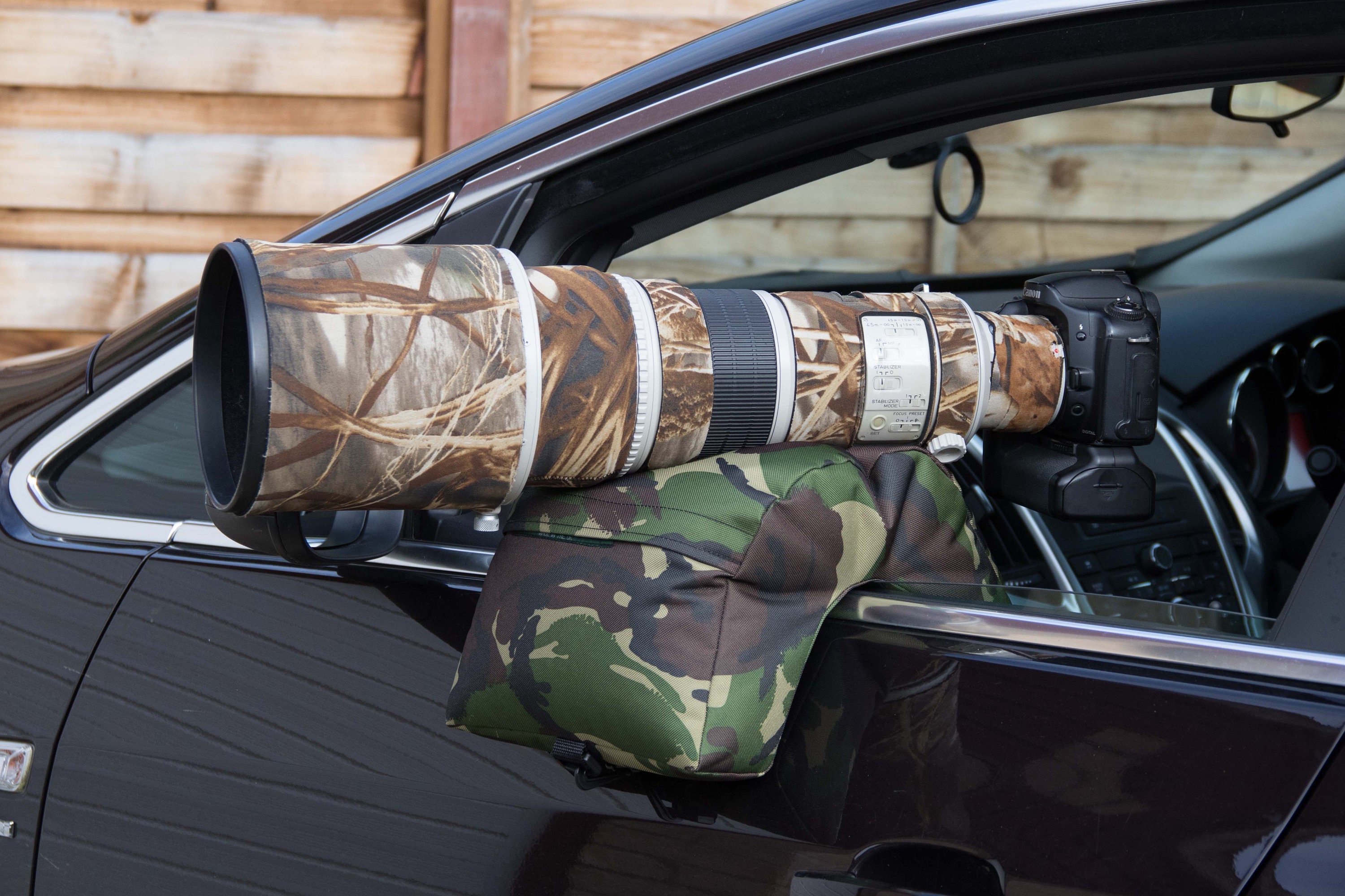 U Shape Waterproof Camera Bean Bag, Handmade Wildlife Photography
